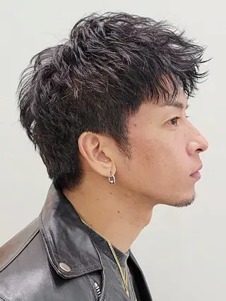 パーマ メンズ 原宿 フェザーパーマ fifth イノウエのヘアスタイル