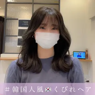 セミロング LOMA🇰🇷 銀座クボタのヘアスタイル