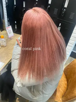 ロング あおい 🍒暖色カラーのヘアスタイル