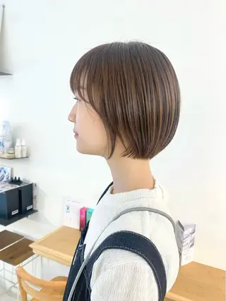 ショート カラー 安永 涼のヘアスタイル