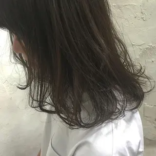 ミディアム カラー せこぐち まいのヘアスタイル