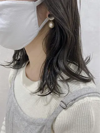 ミディアム 🌿縮毛矯正/ 髪質改善🌿コバヤシのヘアスタイル