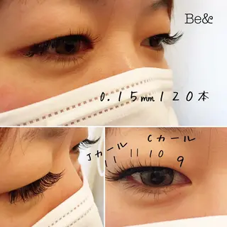 ヘアアレンジ ネイル マツエク・マツパ プライベートサロン Be&【ビアンド】のマツエク・マツパデザイン