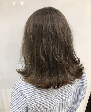 ミディアム カラー hina☺︎ 髪質改善/ストレートのヘアスタイル