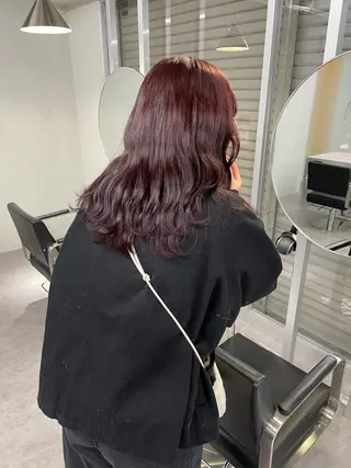 セミロング カラー ブリーチ/ベージュ 💕/momoaのヘアスタイル