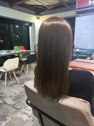 ロング カラー レイヤー/ハイトーン カラー/SHISEIのヘアスタイル