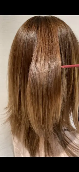 ロング カラー/髪質改善/ カット/にこるのヘアスタイル