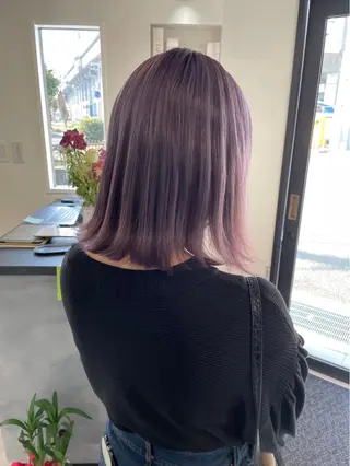 ミディアム カラー 河野 いずみのヘアスタイル