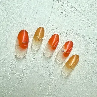 ネイル ⭐︎休業中の練習⭐︎ JNA認定講師髙橋のネイルデザイン