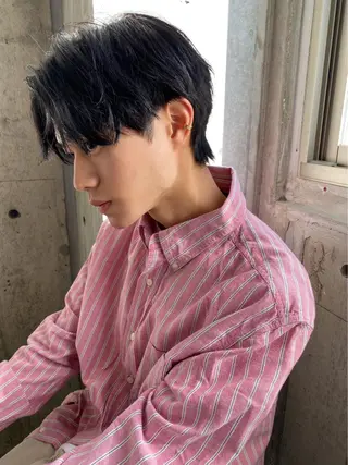 ショート パーマ メンズ 似合わせカラーパーマ 🌿kitin米川のヘアスタイル