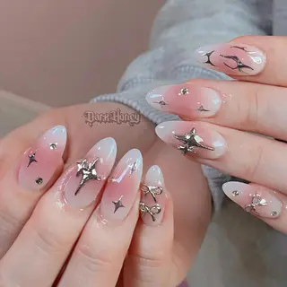 ネイル DarkHoney Enamiのネイルデザイン