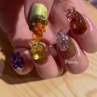 ミディアム ネイル 10ten Mikiのネイルデザイン