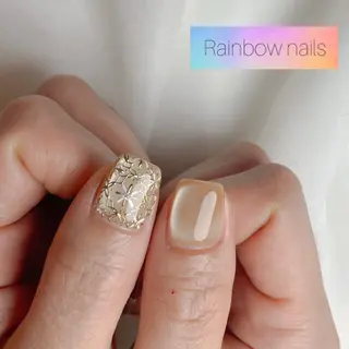 ネイル Rainbow nailsくろちゃんのネイルデザイン