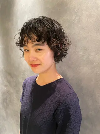 ショート パーマ モデル募集/清水 寛希/ボブパーマのヘアスタイル