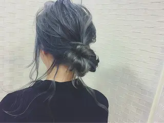 ロング カラー ヘアアレンジ boutique misakiのヘアスタイル