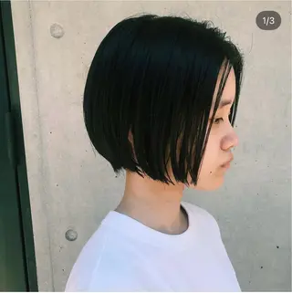 ショート ポミエ恵比寿所属・ショートウルフくせ毛 お任せくださいのヘアスタイル