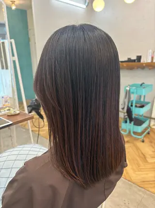 セミロング ROMMY.所属・大木 華のヘアスタイル