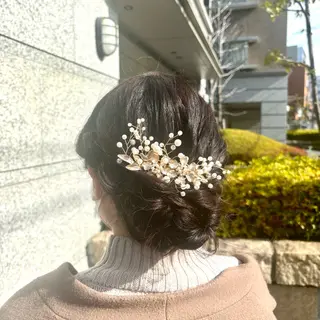 ロング ヘアアレンジ ハイトーン/アレンジ 🎀アオイ🎀のヘアスタイル