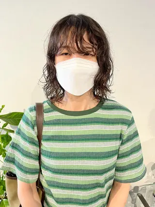 ショート パーマ ショート/パーマ/ カラー/FUKOのヘアスタイル