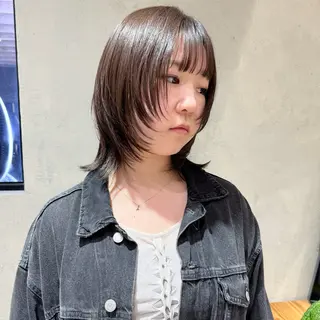 ミディアム カラー ヘアアレンジ ボブ×柔らかいカラー 🩰misaki𓍼のヘアスタイル