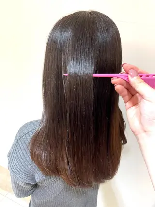 セミロング 佐藤 梨里花 ❤︎のヘアスタイル