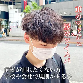 パーマ メンズ トレンドパーマ‼️ NAOKI💥のヘアスタイル