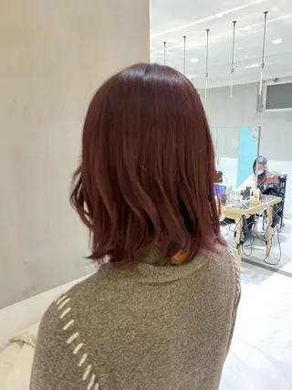 ミディアム カラー ナチュラル/韓国💎 haruka 💎のヘアスタイル