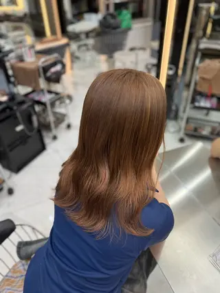 カラー lapis 渋谷本店 きりかのヘアスタイル