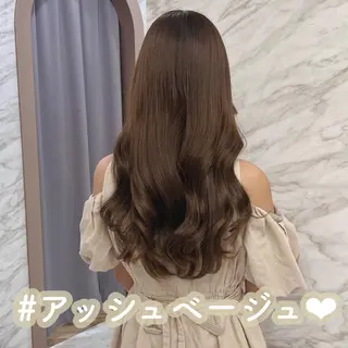 ロング カラー ヘアアレンジ 🎀韓国レイヤー🎀 顔周り とばみかのヘアスタイル
