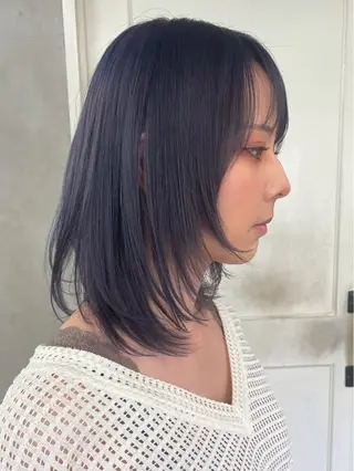 ミディアム カラー RorriM natsuのヘアスタイル