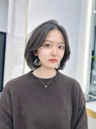 ショート 韓国顔まわり/前髪 /レイヤー/いつきのヘアスタイル