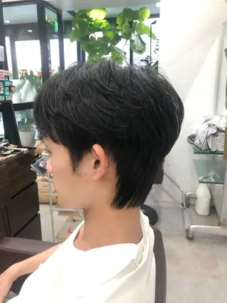 メンズ 尹兆奎美容室所属・パーマ/ブリーチ 新大久保/シンのヘアスタイル