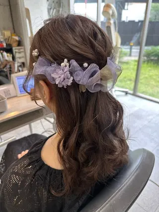 ヘアアレンジ 女性に人気♪ はやしほのかのヘアスタイル