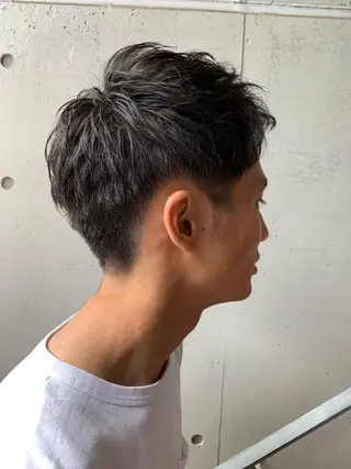 ショート カラー メンズ SiiＱbyLuca所属・鈴木 まりやのヘアスタイル