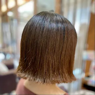 セミロング 加藤 実穂のヘアスタイル