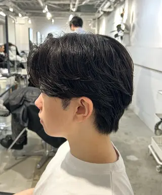 パーマ メンズ 💈メンズパーマの 匠💈曲がる縮毛矯正のヘアスタイル