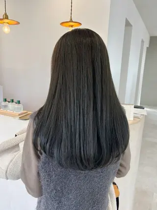 ロング カラー 真弓 理沙のヘアスタイル