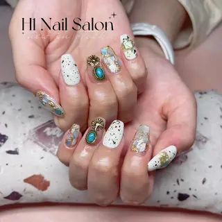 セミロング H1 ネイル サロンのネイルデザイン