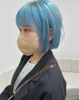 ショート カラー ヘアアレンジ 小倉 愛里のヘアスタイル