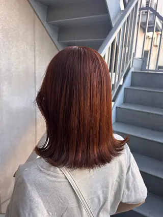 ミディアム カラー MASHU所属・レディースパーマ🌀 きだに りののヘアスタイル