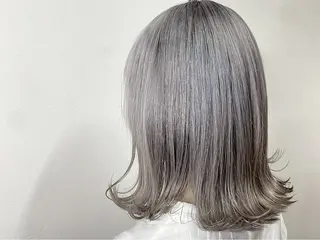 セミロング カラー ヘアアレンジ スタイリスト🎀 アイリストyuikaのマツエク・マツパデザイン