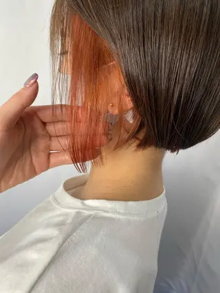 ショート カラー ヘアアレンジ GOTODAY  神戸三宮店所属・Hatanaka Airiのヘアスタイル