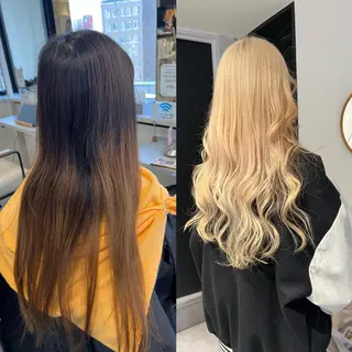 ミディアム デザイン🥇複雑履歴 ハイトーン特化のヘアスタイル