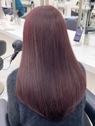 カラー まろっと🤍艶カラー yuune🤍のヘアスタイル