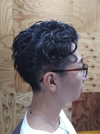 パーマ メンズ Share Salon JAM machida所属・24h受付の髪質改善 とヘッドスパ髙橋契二のヘアスタイル