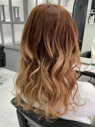 セミロング カラー 髪質改善縮毛矯正 kosuke_IJKのヘアスタイル