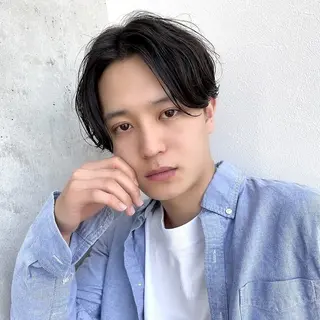 メンズ ヘアアレンジ/透明感 カラー/AKARIのヘアスタイル