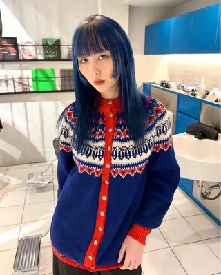 セミロング カラー 丹治 一輝ボブ/ショートのヘアスタイル