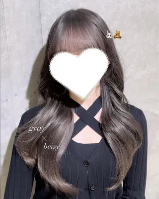 ロング カラー 韓国風/透明感 🎀𝑹𝒖𝒌𝒂のヘアスタイル