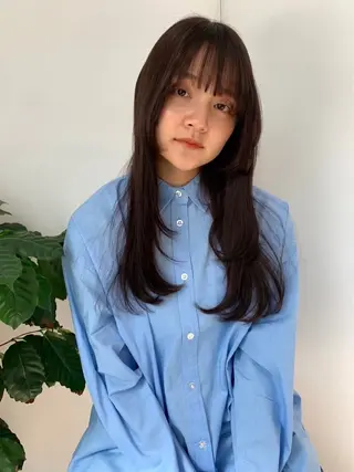 ロング YU RAのヘアスタイル